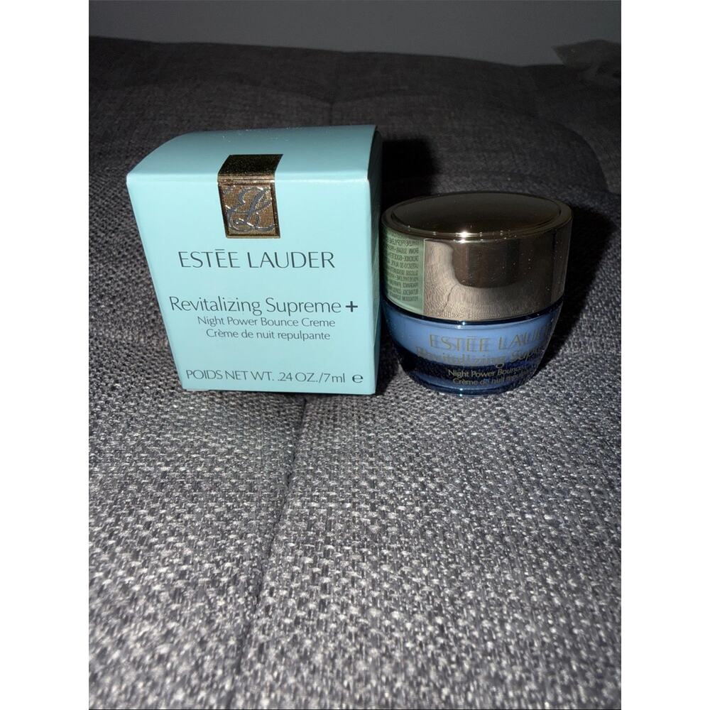 Estée Lauder revitalizing supreme night power bounce cream .24 oz NIB - Picture 2 of 3